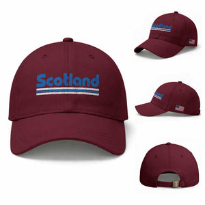 Scotland Scottish Flag Baseball Cap SCOT Fan Retro Vintage