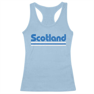 Scotland Scottish Flag Racerback Tank Top SCOT Fan Retro Vintage