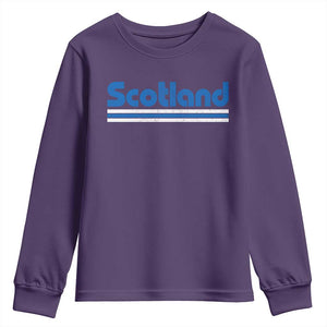 Scotland Scottish Flag Youth Sweatshirt SCOT Fan Retro Vintage