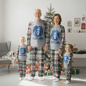 Vintage Scotland Lion Plaid Pajama Set Retro SCOT Fan Scottish Flag