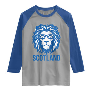 Vintage Scotland Lion Raglan Shirt Retro SCOT Fan Scottish Flag