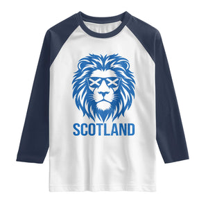 Vintage Scotland Lion Raglan Shirt Retro SCOT Fan Scottish Flag
