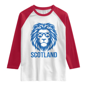Vintage Scotland Lion Raglan Shirt Retro SCOT Fan Scottish Flag