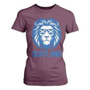 Vintage Scotland Lion T Shirt For Women Retro SCOT Fan Scottish Flag