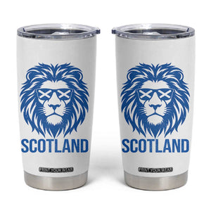 Vintage Scotland Lion Tumbler Cup Retro SCOT Fan Scottish Flag