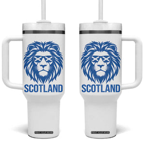 Vintage Scotland Lion Tumbler With Handle Retro SCOT Fan Scottish Flag