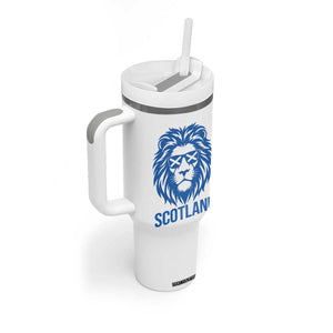 Vintage Scotland Lion Tumbler With Handle Retro SCOT Fan Scottish Flag