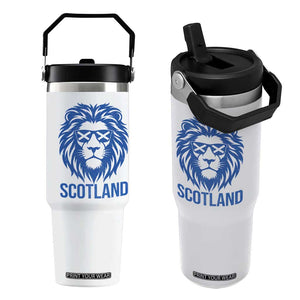 Vintage Scotland Lion Flip Straw Tumbler Retro SCOT Fan Scottish Flag