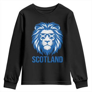 Vintage Scotland Lion Youth Sweatshirt Retro SCOT Fan Scottish Flag