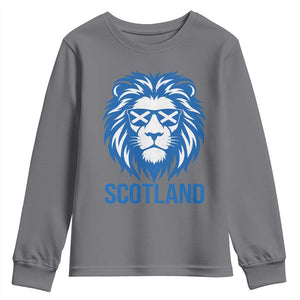 Vintage Scotland Lion Youth Sweatshirt Retro SCOT Fan Scottish Flag