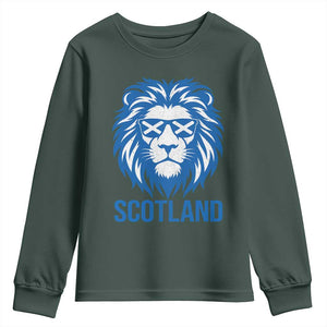 Vintage Scotland Lion Youth Sweatshirt Retro SCOT Fan Scottish Flag