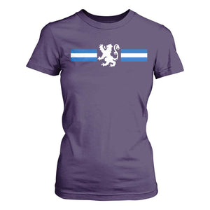 Scotland Lion T Shirt For Women Retro Scottish Flag SCOT