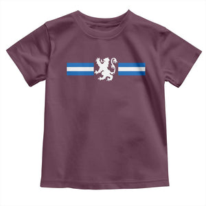 Scotland Lion Toddler T Shirt Retro Scottish Flag SCOT
