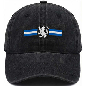 Scotland Lion Washed Cotton Baseball Cap Retro Scottish Flag SCOT