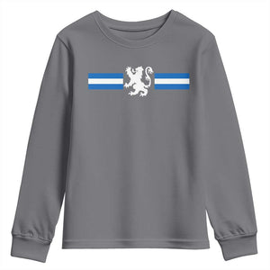Scotland Lion Youth Sweatshirt Retro Scottish Flag SCOT
