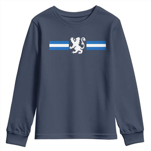 Scotland Lion Youth Sweatshirt Retro Scottish Flag SCOT