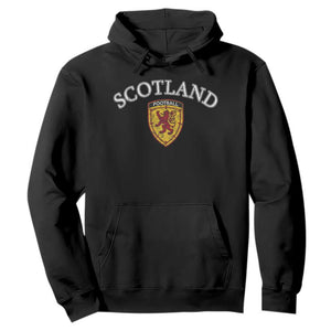 Scotland Soccer Hoodie Scottish Rampant Lion Scotland Coat of Arms Banner Football Fan