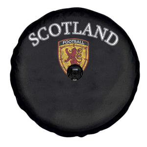 Scotland Soccer Spare Tire Cover Scottish Rampant Lion Scotland Coat of Arms Banner Football Fan