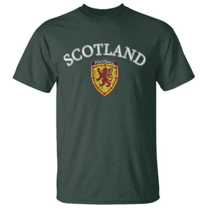 Scotland Soccer T Shirt Scottish Rampant Lion Scotland Coat of Arms Banner Football Fan