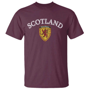 Scotland Soccer T Shirt Scottish Rampant Lion Scotland Coat of Arms Banner Football Fan