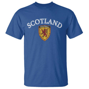 Scotland Soccer T Shirt Scottish Rampant Lion Scotland Coat of Arms Banner Football Fan