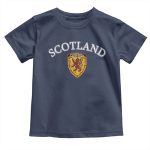Scotland Soccer Toddler T Shirt Scottish Rampant Lion Scotland Coat of Arms Banner Football Fan