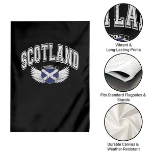 Scotland Soccer Garden Flag Retro Vintage Scottish Flag Football Fan