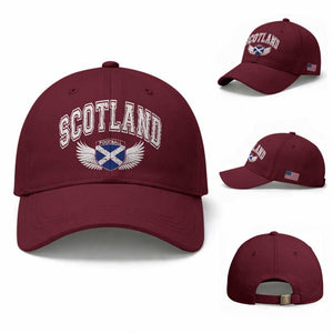 Scotland Soccer Baseball Cap Retro Vintage Scottish Flag Football Fan