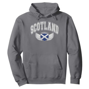 Scotland Soccer Hoodie Retro Vintage Scottish Flag Football Fan