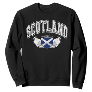 Scotland Soccer Sweatshirt Retro Vintage Scottish Flag Football Fan