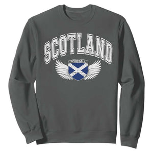 Scotland Soccer Sweatshirt Retro Vintage Scottish Flag Football Fan