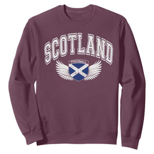 Scotland Soccer Sweatshirt Retro Vintage Scottish Flag Football Fan