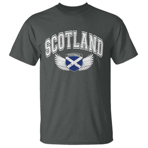 Scotland Soccer T Shirt Retro Vintage Scottish Flag Football Fan