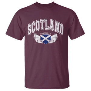 Scotland Soccer T Shirt Retro Vintage Scottish Flag Football Fan