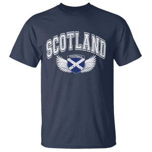 Scotland Soccer T Shirt Retro Vintage Scottish Flag Football Fan