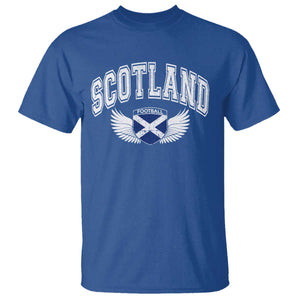 Scotland Soccer T Shirt Retro Vintage Scottish Flag Football Fan