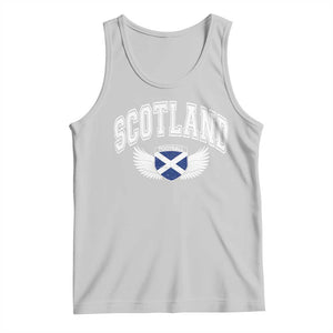 Scotland Soccer Tank Top Retro Vintage Scottish Flag Football Fan