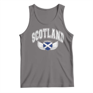 Scotland Soccer Tank Top Retro Vintage Scottish Flag Football Fan