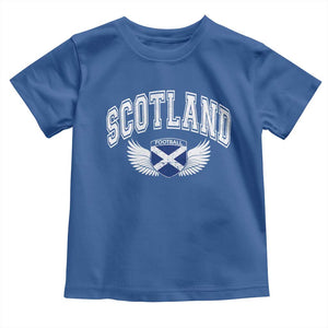 Scotland Soccer Toddler T Shirt Retro Vintage Scottish Flag Football Fan