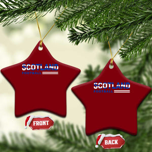 Scotland Football Pride Ceramic Ornament Scottish Flag Soccer Fan National Team Fans