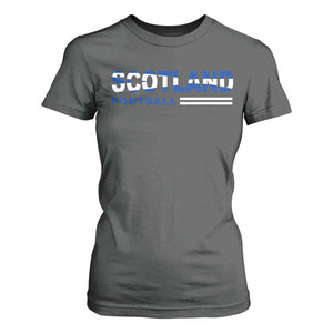 Scotland Football Pride T Shirt For Women Scottish Flag Soccer Fan National Team Fans