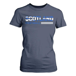Scotland Football Pride T Shirt For Women Scottish Flag Soccer Fan National Team Fans
