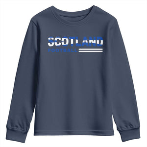 Scotland Football Pride Youth Sweatshirt Scottish Flag Soccer Fan National Team Fans