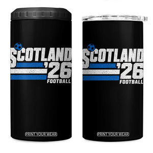 Scotland Football Fan 4 in 1 Can Cooler Tumbler Scottish Soccer Supporter Scottish Flag 2026