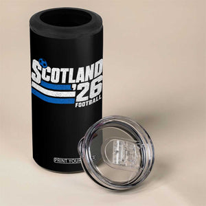 Scotland Football Fan 4 in 1 Can Cooler Tumbler Scottish Soccer Supporter Scottish Flag 2026