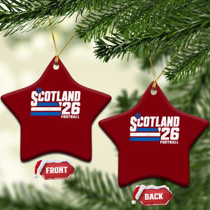 Scotland Football Fan Ceramic Ornament Scottish Soccer Supporter Scottish Flag 2026