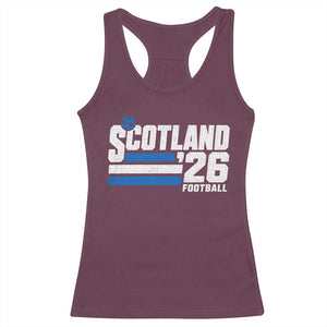 Scotland Football Fan Racerback Tank Top Scottish Soccer Supporter Scottish Flag 2026