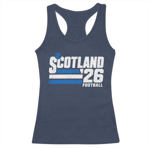 Scotland Football Fan Racerback Tank Top Scottish Soccer Supporter Scottish Flag 2026