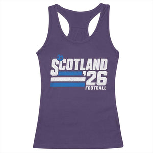 Scotland Football Fan Racerback Tank Top Scottish Soccer Supporter Scottish Flag 2026