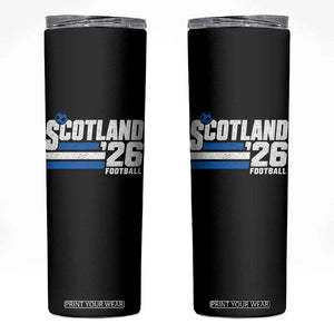Scotland Football Fan Skinny Tumbler Scottish Soccer Supporter Scottish Flag 2026